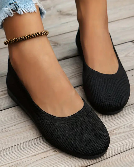 Luxe Breathable Non-Slip Shoes Black Shoes