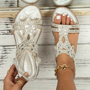 Orthopedic Boho Sandals Silver Orthopedic Sandals