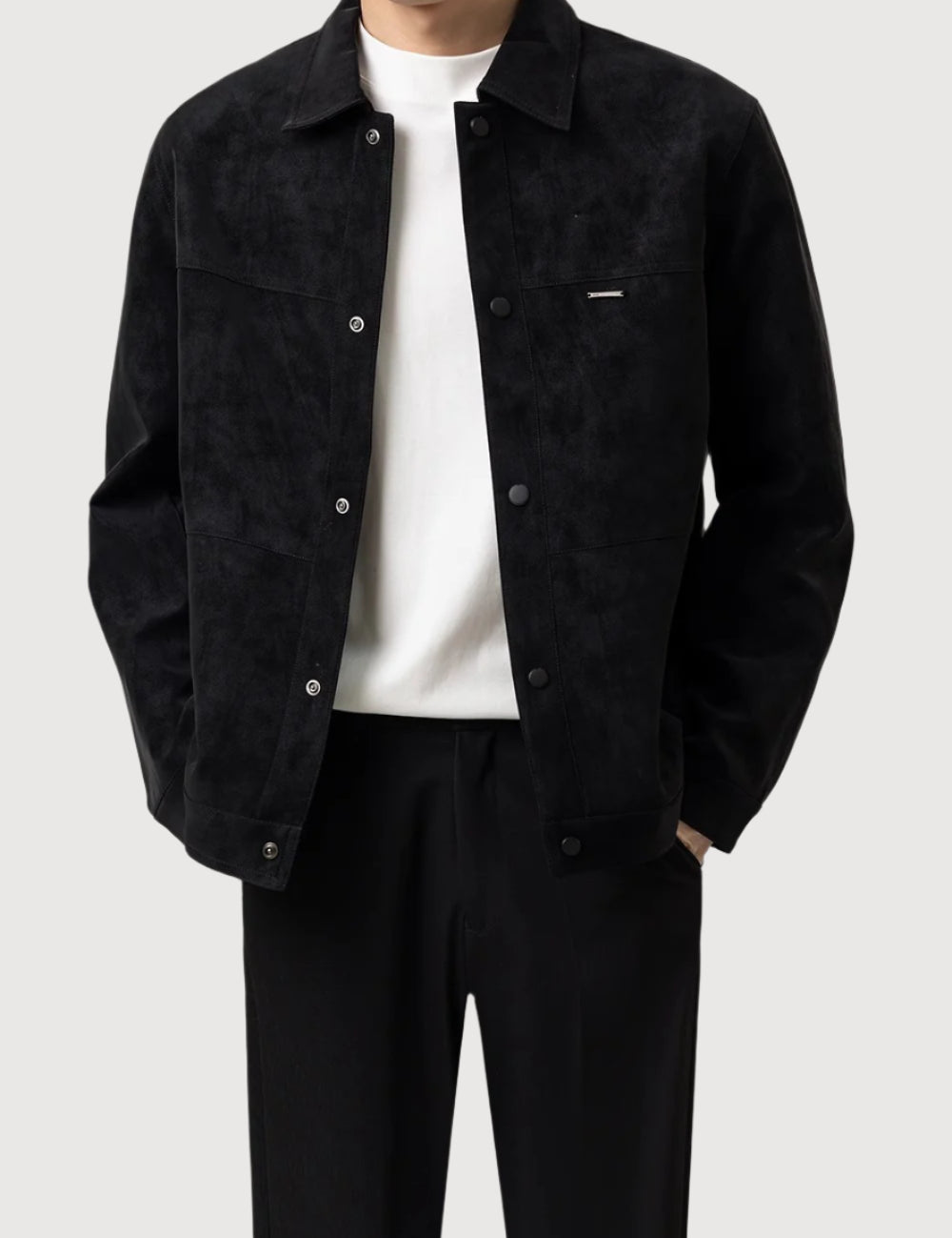 Lightly Mature Short Jacket Black Jacket