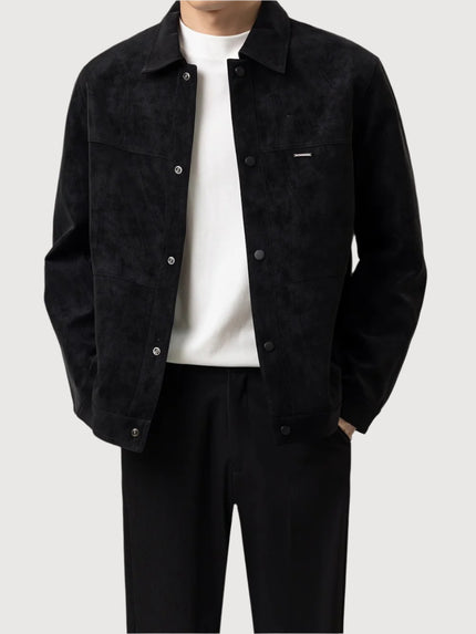 Lightly Mature Short Jacket Black Jacket