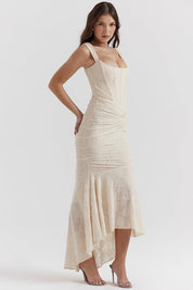 Aubree | Elegant Waist Dress Dresses