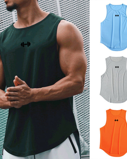 Men's Quick-Dry Sleeveless Fitness Vest T-Shirts