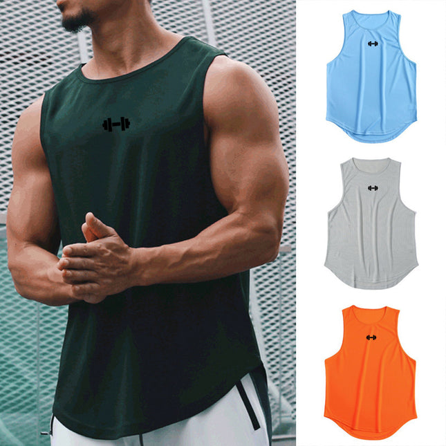 Men's Quick-Dry Sleeveless Fitness Vest T-Shirts