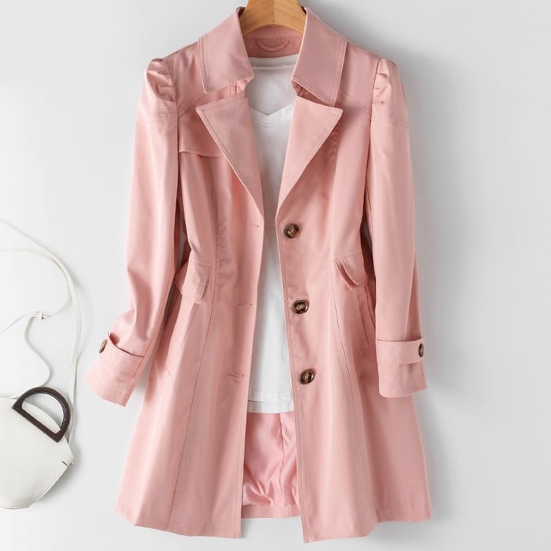 Laurie | Chic Trenchcoat Pink