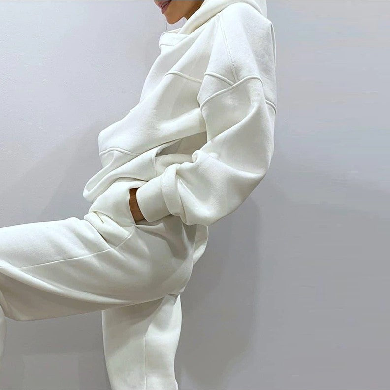 Women's Stylish Two-Piece Tracksuit Set Outfit Sets