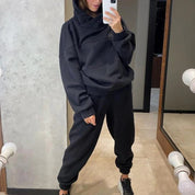 Women's Stylish Two-Piece Tracksuit Set Outfit Sets