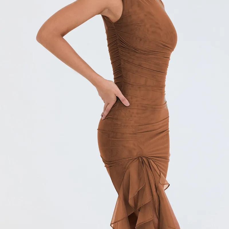 Haileys | Ruffle Midi Dress Dresses