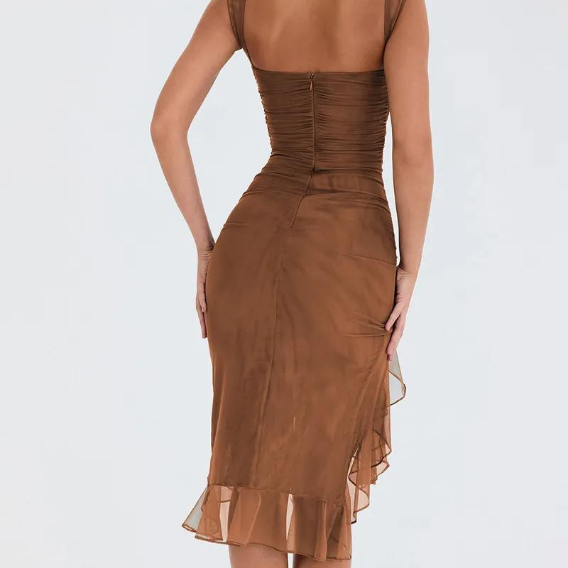 Haileys | Ruffle Midi Dress Dresses