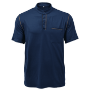 100% Cotton Colorblock Henley T-Shirt for Stylish Men T-Shirts