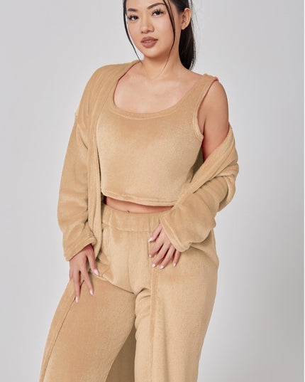 Cozy 3‑Piece Women's Lounge & Pajama Set Sets