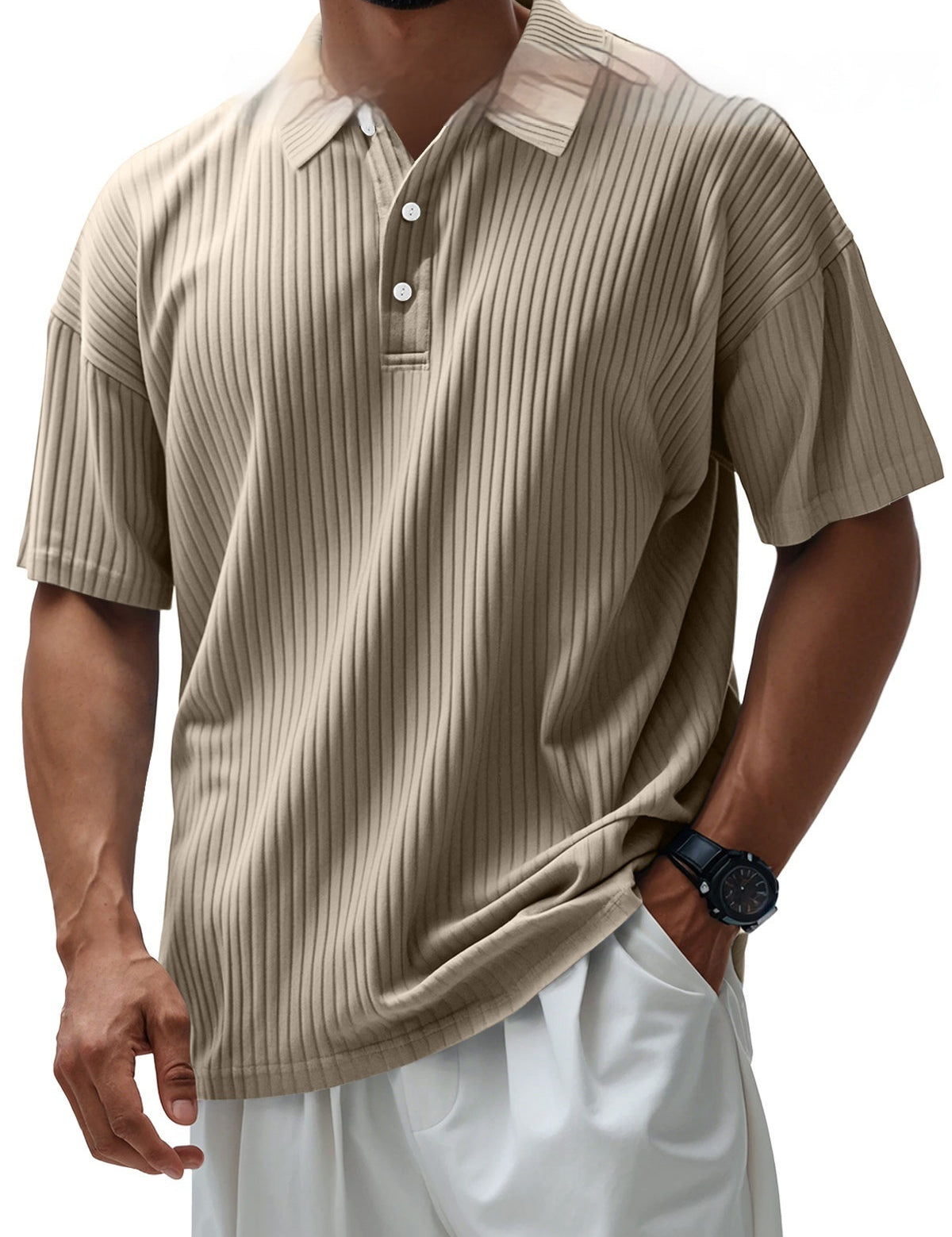 Men's Printed Fashionable Polo T-Shirt 5 Style Polo Shirts