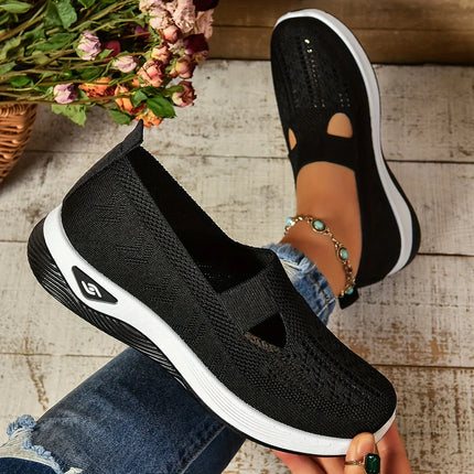 Clarissa™ | Ultra Comfort Orthopedic Flats Black Shoes & Sandals