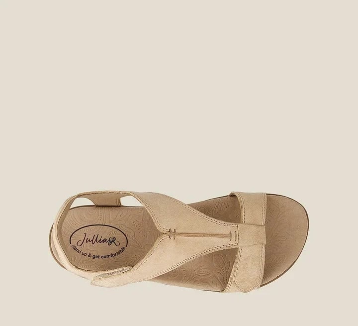 Adjustable Leather Orthopedic Sandals With Arch Support Women Sandals