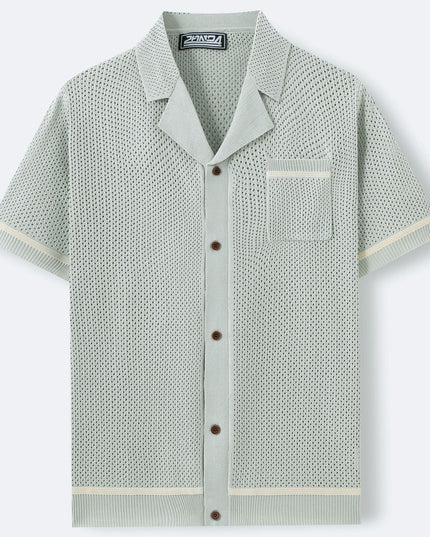 Amalfi Cuban Collar Polo Shirt Shirts