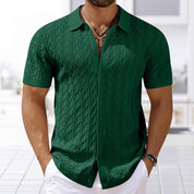Paloma Knitted Polo Shirt Green Polo Shirts
