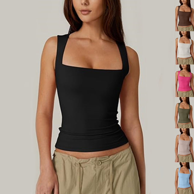 Women's Square Neck Tank Top Tank Top