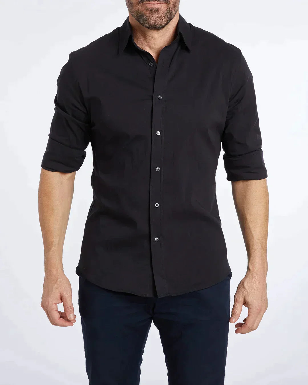 Men's Elite Stretch Zip-Up Shirt Men Shirts