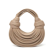 The Amelie Sculptural Bag Beige Handbags