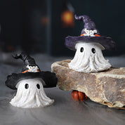 Resin Halloween Wizard Hat Ghost Ornament Halloween Decorations