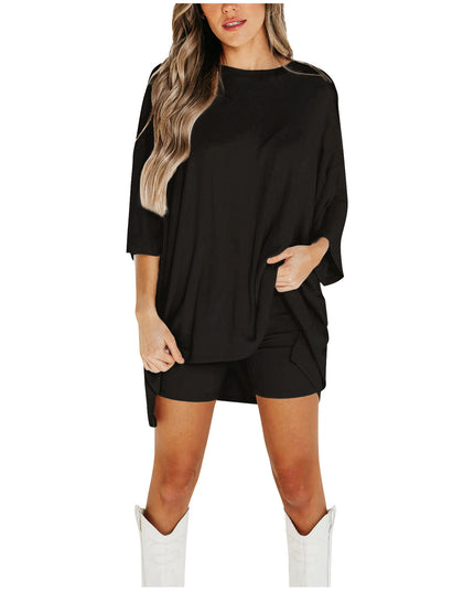 Stylish Summer Shorts Suit for Women - Comfortable Fashion Black Dresses