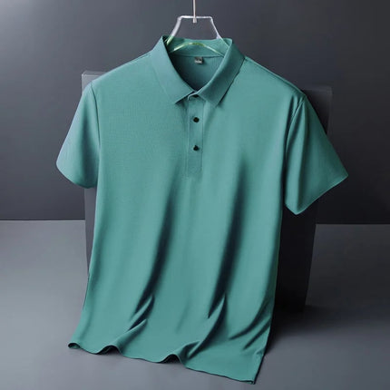 Men's Cooling Performance Polo Shirt Green T-Shirts
