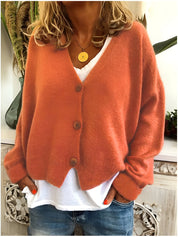 Geneva | Premium Cardigan Orange