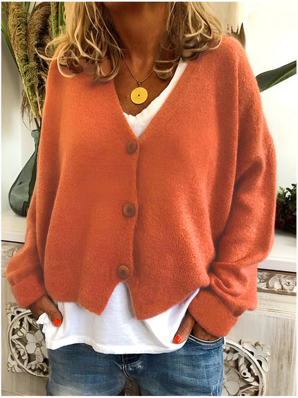 Geneva | Premium Cardigan Orange