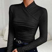 Talea | Cross Neck Top Black TOP