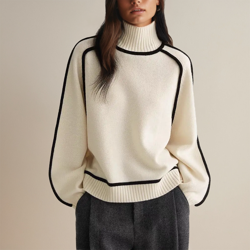 Luxe Knit Sweater White Sweater