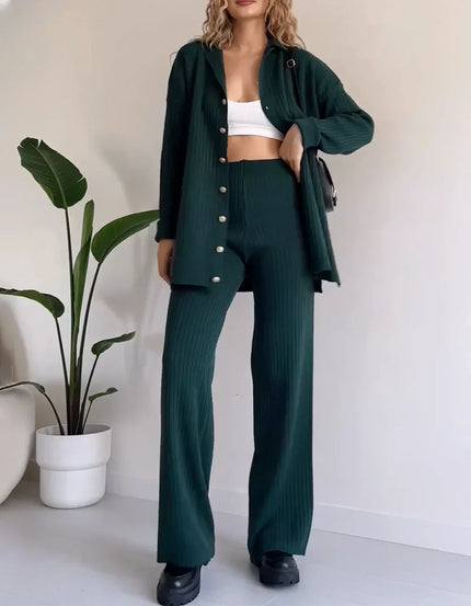 Marta | Trendy and Soft Two-Piece Set Turquoise Two Pieces Sets
