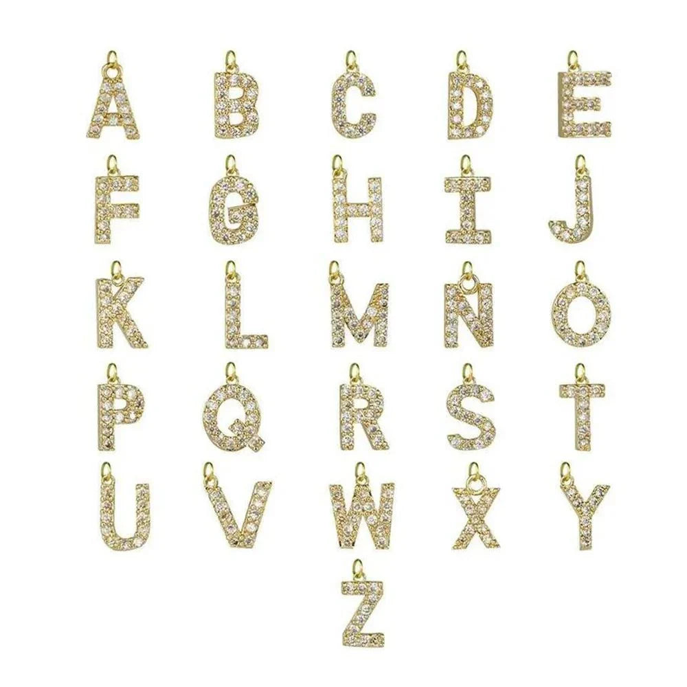Dainty Beaded Initial Necklace Necklace