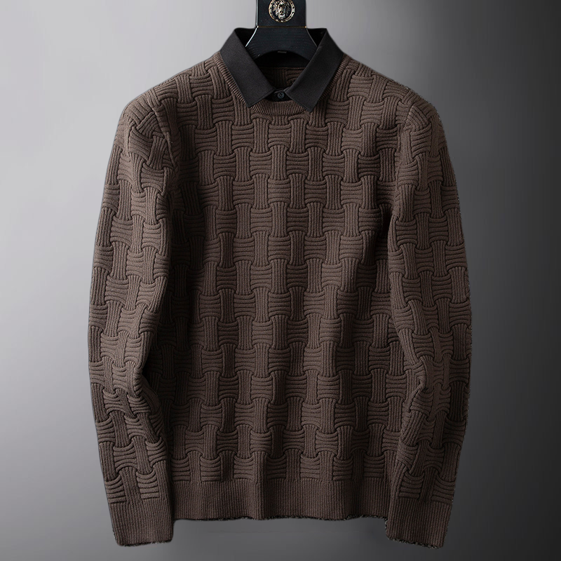 Finn | Elegant Polo Sweater Men - Main - Winter