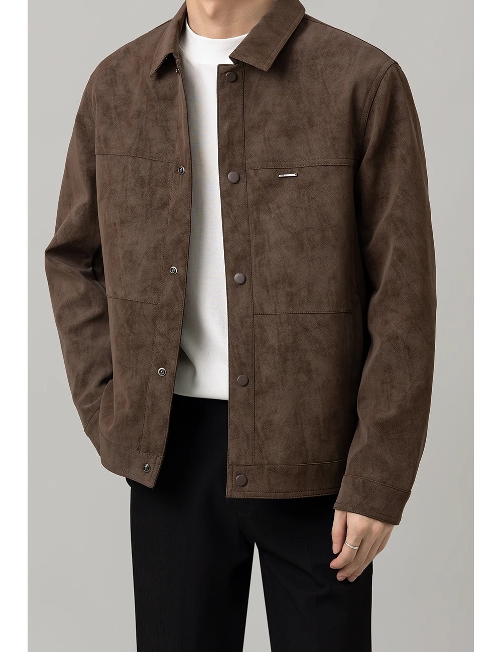 Lightly Mature Short Jacket Khaki Jacket