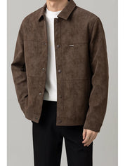 Lightly Mature Short Jacket Khaki Jacket