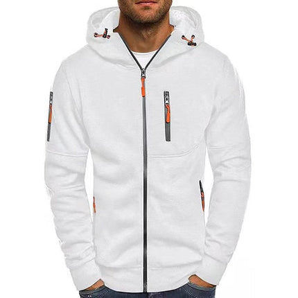 Jarrett | Men's Hooded Sweatshirt White Hoodie