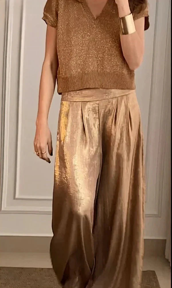 Helvi - Golden Set Gold Outfit Sets