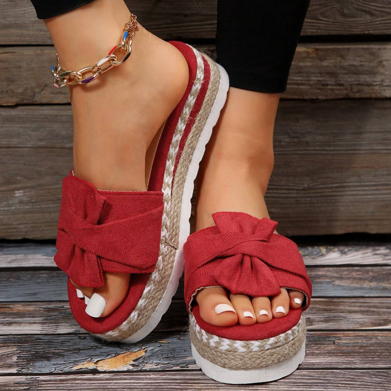 Coquette Bow Sandals – Chic Mid-Heel Office & Event Footwear Sandals