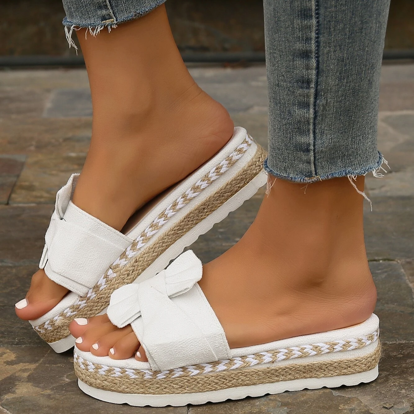 Coquette Bow Sandals – Chic Mid-Heel Office & Event Footwear Sandals