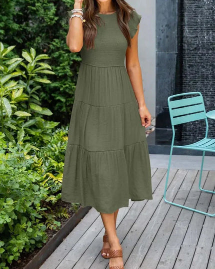 Ember™ | Sophisticated Belly-Covering Dress Light green Dress