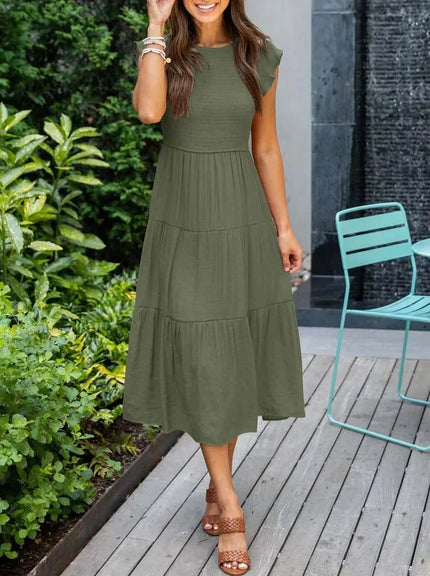 Ember™ | Sophisticated Belly-Covering Dress Light green Dress
