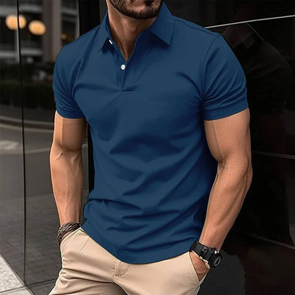 Finn | Sporty Polo Blue T Shirts