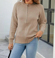 Eleanor | Waffle Cardigan Coats & Jackets