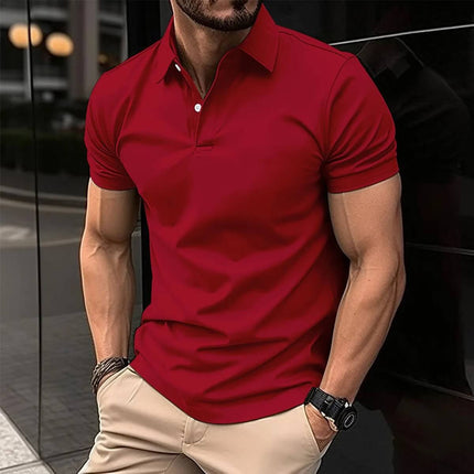 Finn | Sporty Polo Red T Shirts