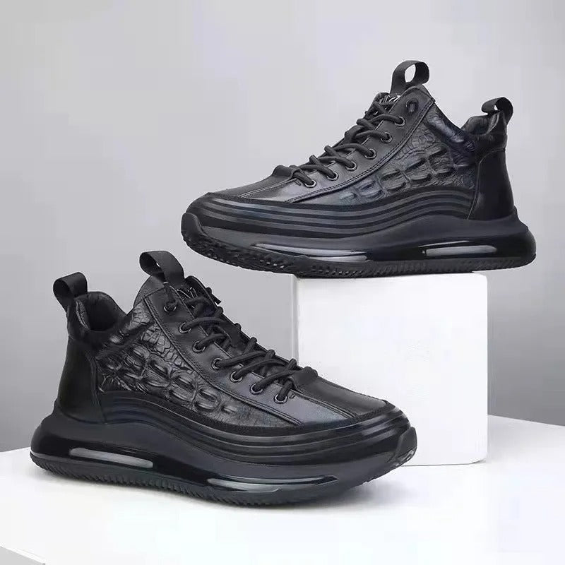 James™ - Stylish Comfortable Sneakers Black