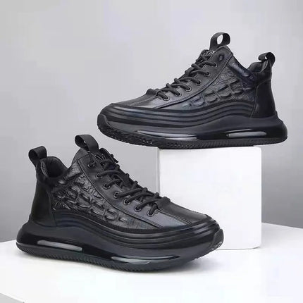 James™ - Stylish Comfortable Sneakers Black