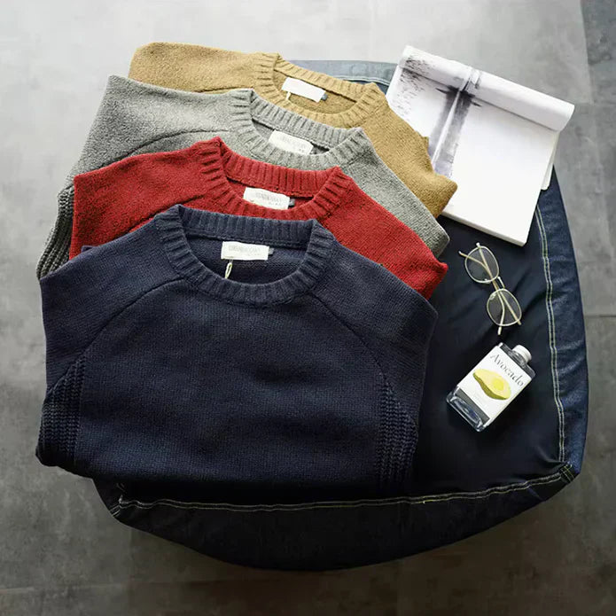 Classic Knit Sweater For Men Premium Warm Comfort Everyday Sweaters