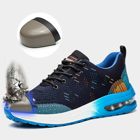 SafeSneakers Blue Air – Lightweight Steel Toe Safety Sneakers Sneakers