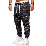Dontae | Men's Camouflage Sweatpants Black