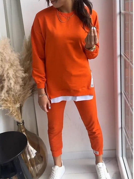 Alice | Comfortable Loungewear Set Orange