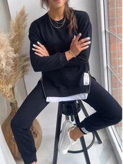 Alice | Comfortable Loungewear Set Black